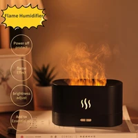 flame diffuser trend desktop flame aroma air humidifier water atomizer 180ml smooth mist essential oil diffuser for household