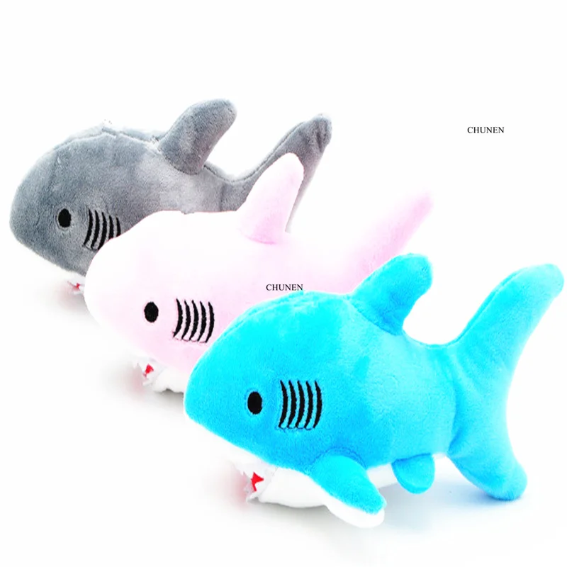 

Size 12CM Approx. Small Shark Plush TOY DOLL ; Stuffed TOY Plush Accessories Ocean Animal Plush Toy , Mini Key Gift Dolls