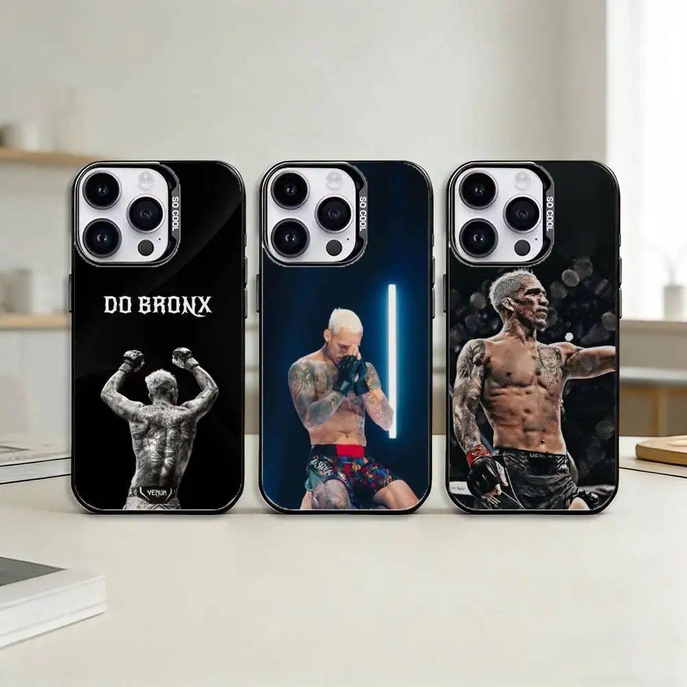 Фото Чехол для телефона Charles Oliveira Do Bronx, цвет серебристый, для iPhone 17, 16, 15, 14, 13, 12, 11 Pro Max Plus №1