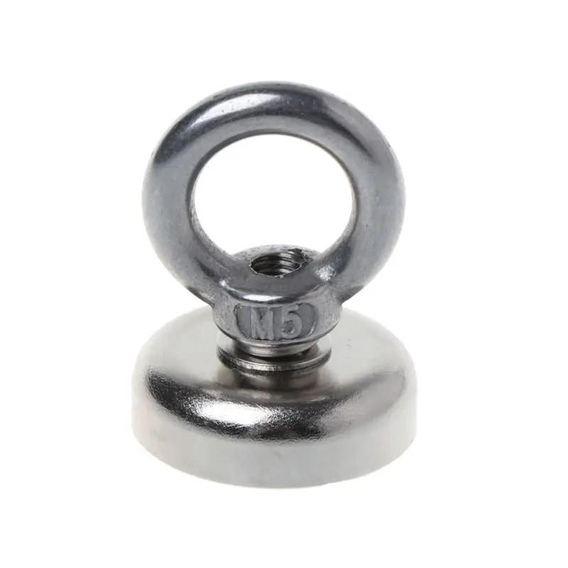 

Powerful Round Neodymium Magnet Hook Metal Detector Strong Fishing Magnet for Magnetic Fishing and River Lake Hunting