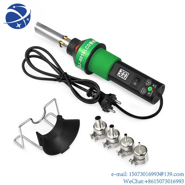 Цифровой ЖК-дисплей GJ8019, пистолет горячего воздуха 450 Вт, портативный бесщеточный пистолет горячего воздуха, промышленный пистолет с постоянной температурой, инструменты для пистолета горячего воздуха