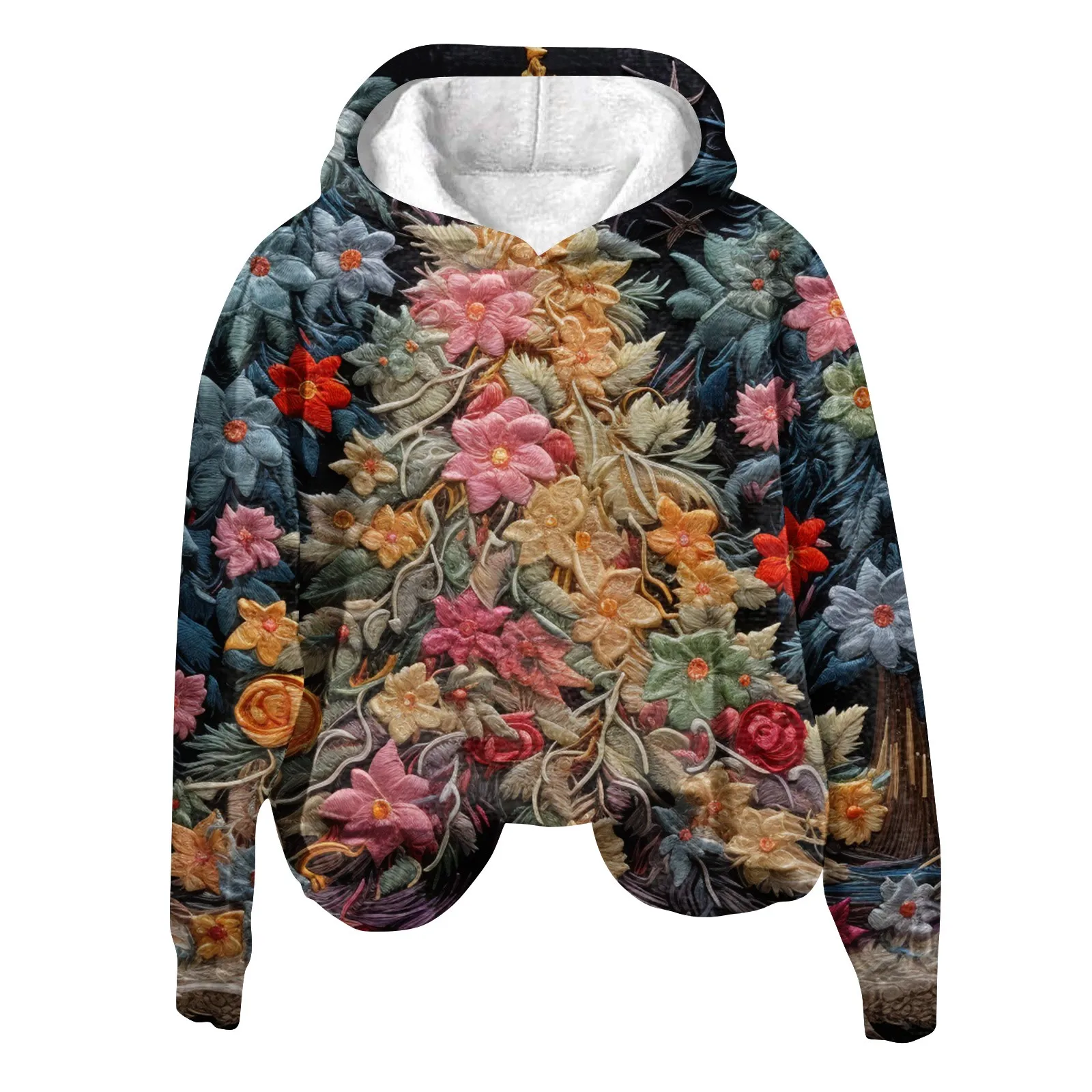 Женский осенне-зимний топ с 3d принтом женская мода Рождественский принт