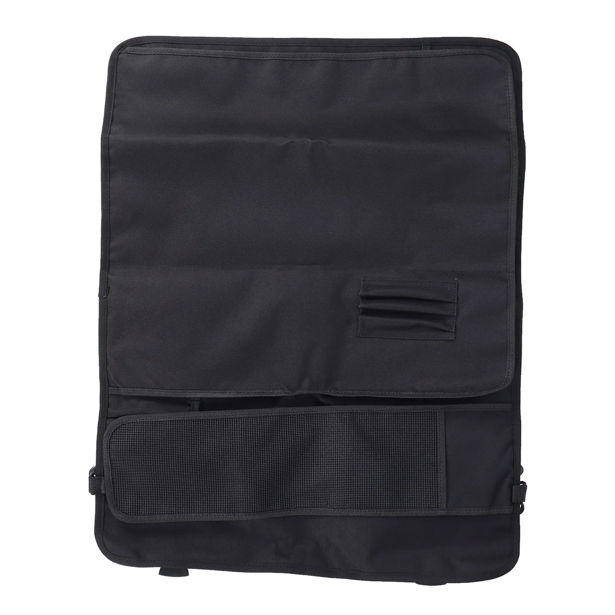 

Professional Chef Case Roll Bag Chef Bag Cutlery Holder Organizer With Shoulder Strap (Black)