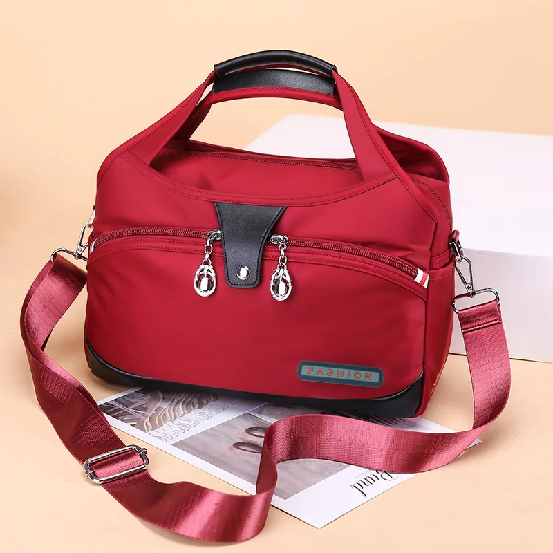 

New Fashion Messenger Bag Women's Shoulder Bag Nylon Handbag Large Capacity Fashion Women's Single Shoulder Bag Tote