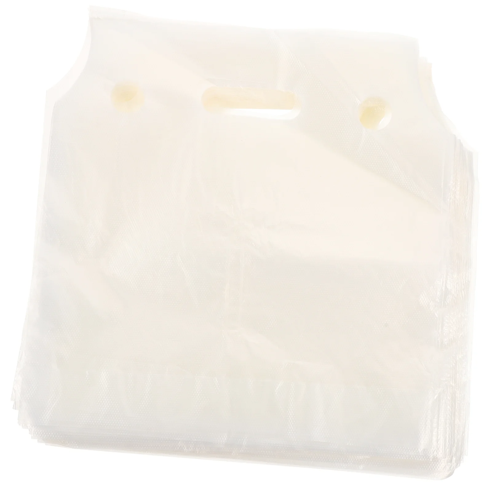 

Bag Carrier Drink Cup Bags Coffee Delivery Holder Handle Beverage Handbagsout Take Packagingcarriers Takeaway Clear