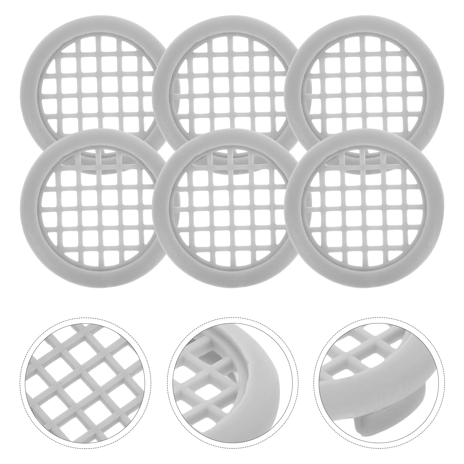 

50pcs Cabinet Door Ventilation Circle Replacement Cabinet Door Vent Supply
