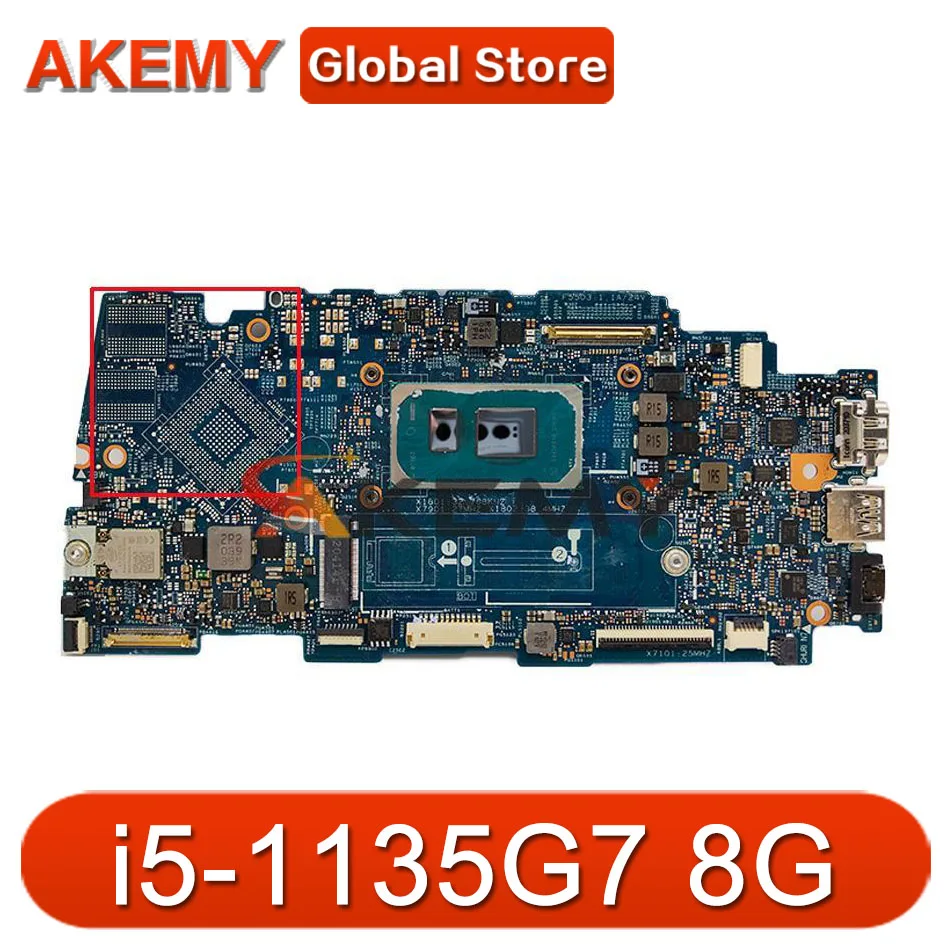 

For Dell Vostro 5301 Laptop Motherboard With i5-1135G7 CPU 8GB-RAM 2W1D5 19765-1 Mainboard CN-071W1W 71W1W 100% Fully Tested