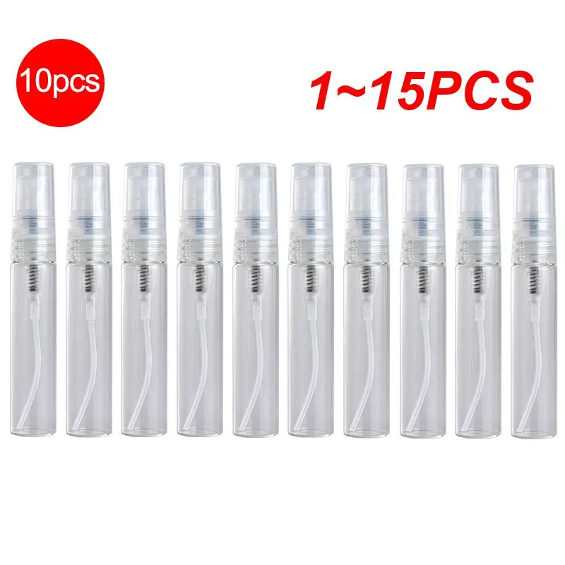 

1~15PCS 5ml Perfume Atomizer Portable Liquid Container For Cosmetics Mini Aluminum Spray Alcochol Empty Bottle Refillable For