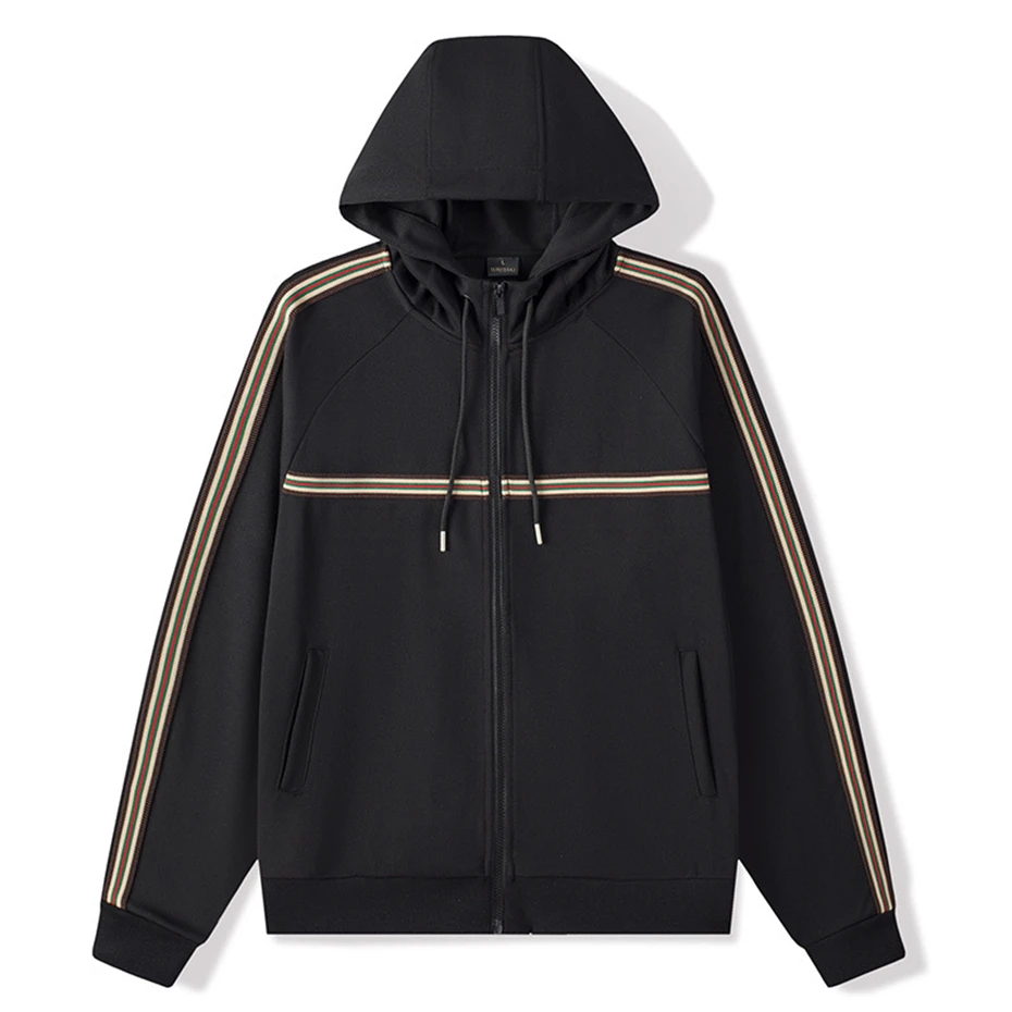 

Vintage Hoodie Men Fashion Casual Hoodies Jacket Male Spring Autumn Sweatshirt Line Design