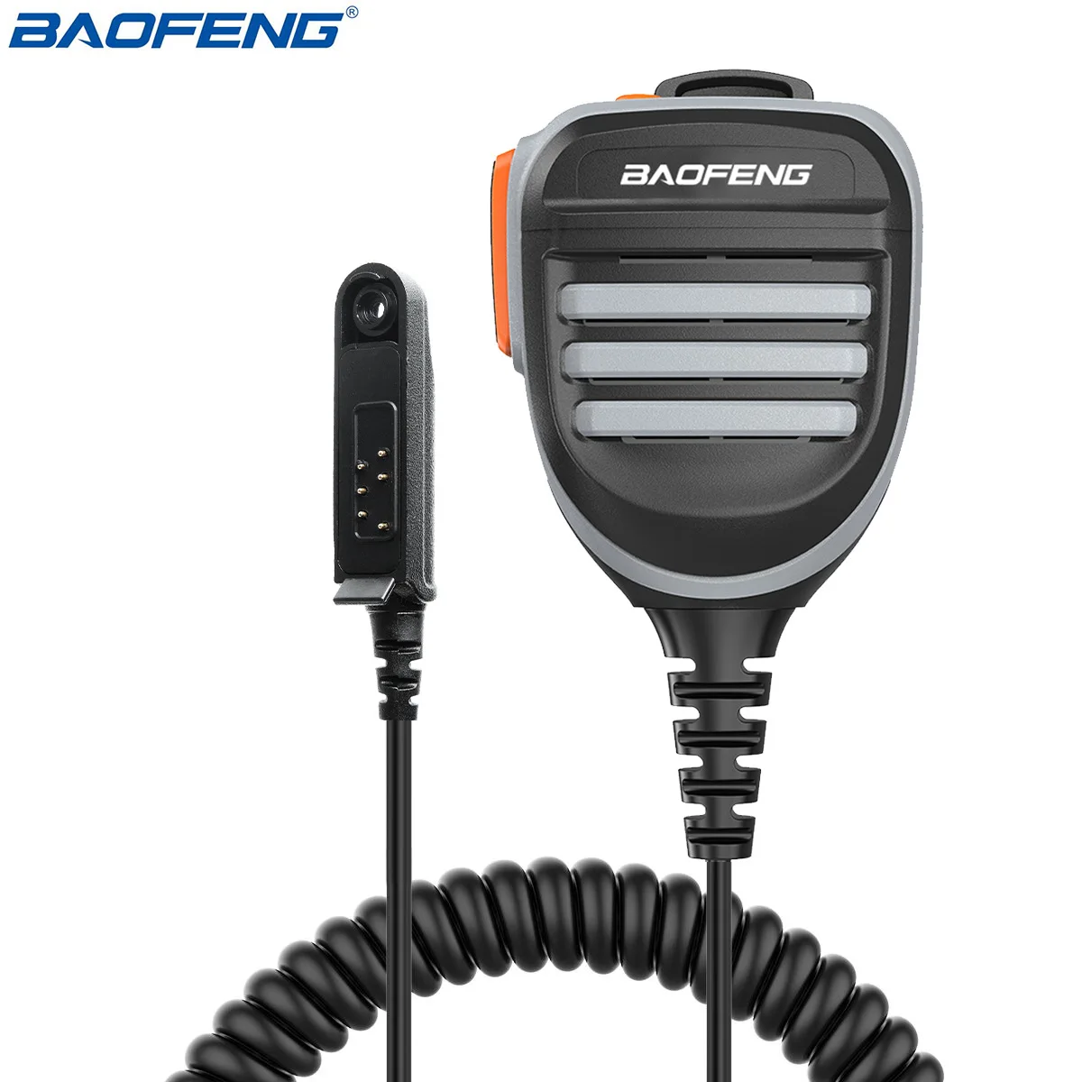 

Baofeng interphone uv9rplus waterproof hand microphone a58 shoulder microphone uv9r-era AMG 9700 hand microphone