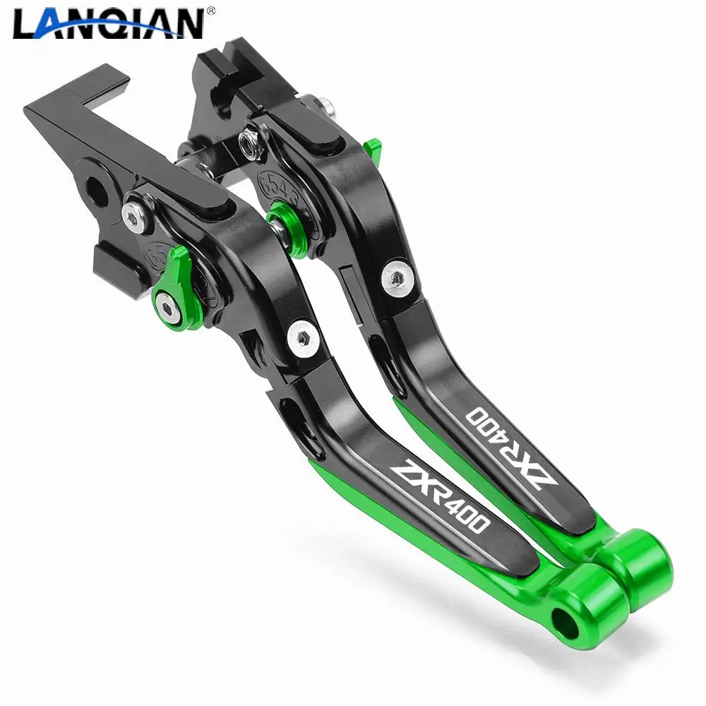 

Motorcycle Adjustable Extendable Foldable Brake Clutch Levers CNC Accessories For KAWASAKI ZXR400 ZXR 400 allyeaRs