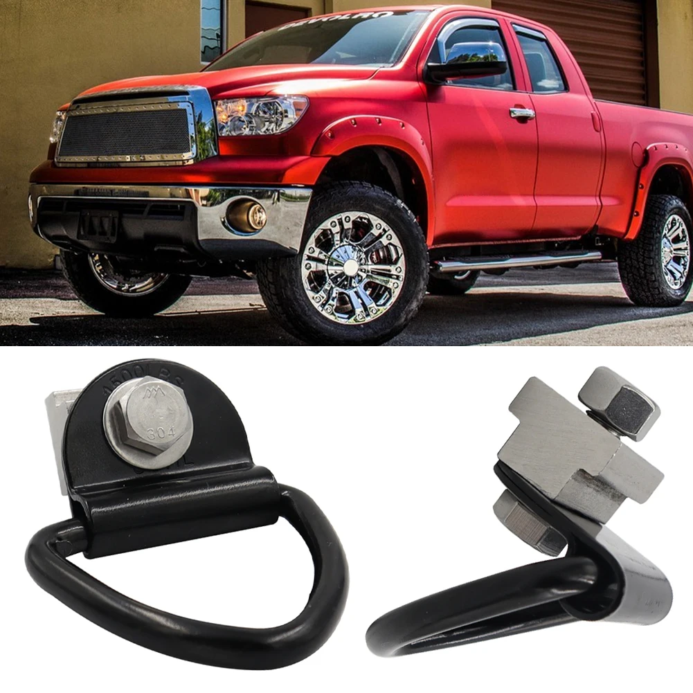

Pickup Truck Bed Deck Rail Cleat T Slot Nut 3/8"-16 Thread Tie Down Anchor Ring Trailer Hook Cargo Bolt For Toyota Tacoma Tundra