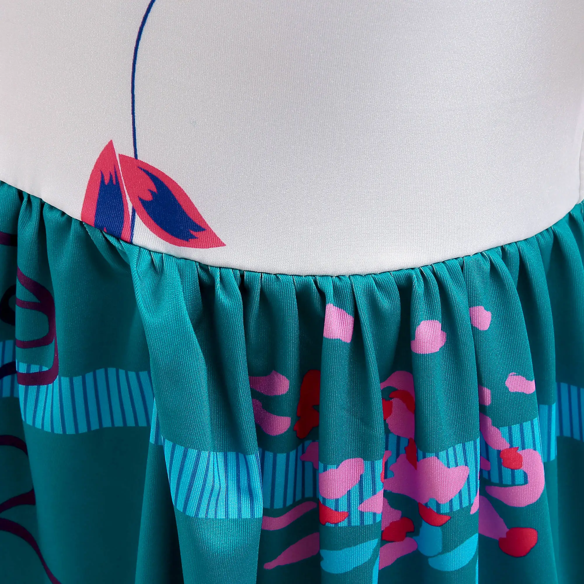 Цветочный белый женский костюм для карнавала женское платье принцессы на день