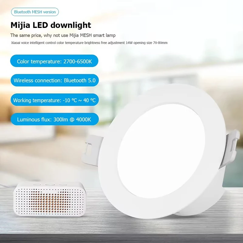 Умный Потолочный Светильник Xiaomi Mijia С Регулируемой Яркостью И Голосовым