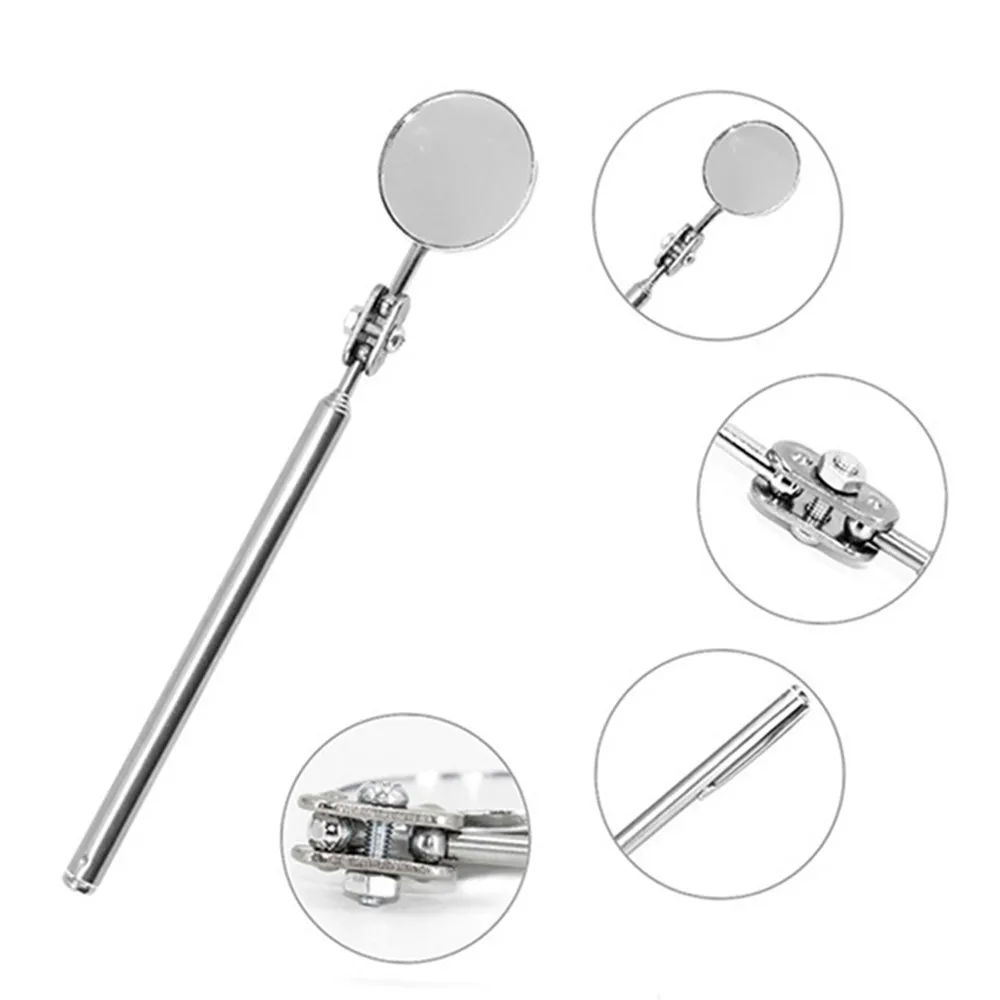 

30mm/50mm Portable Car Telescopic Detection Lens Inspection Round Mirror Car Angle View Pen For Auto Inspection Hand Repair Tool