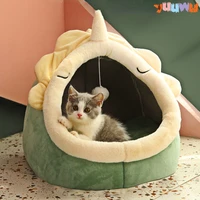 warm cozy pets bed dogs cats villa house cat sleeping bag kennel removable nest warm enclosed cave sofa pet supply cats and dogs