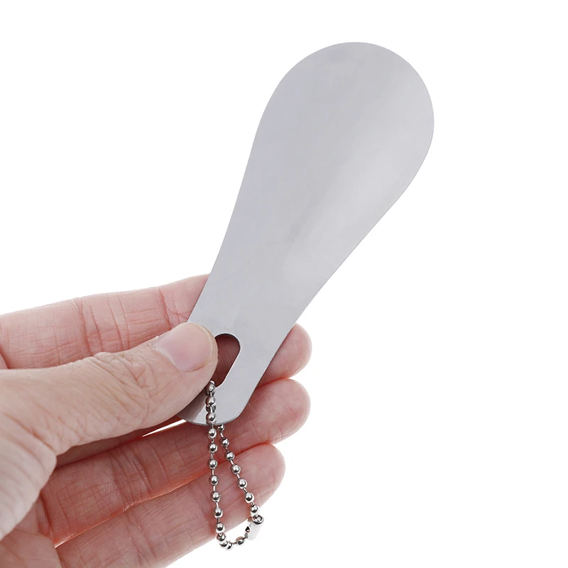 

10cm 4" Stainless steel shoe horn long shoespooner spoon mini
