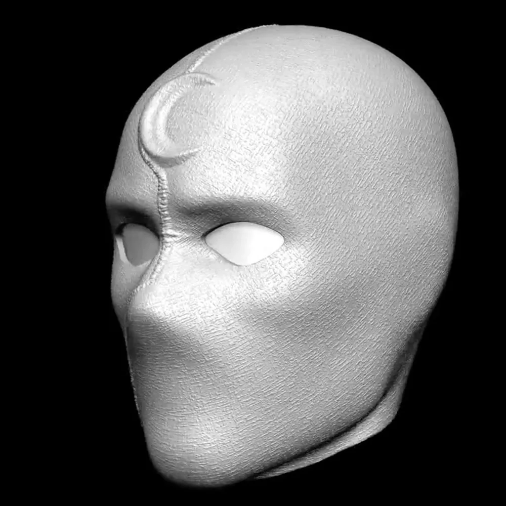 

Moon Mask Marc Spector Cosplay Costume Latex Helmet Accessories Halloween Party Costume Props