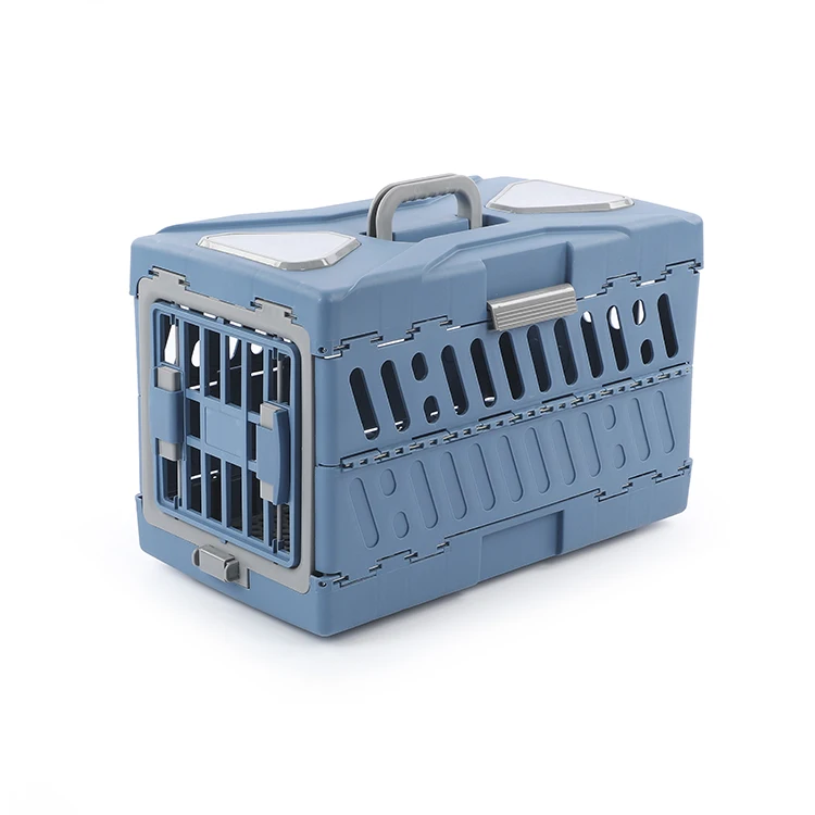 

Newest Airline Approved Portable Plastic Small Air Travel Kennel On Wheels Pet Dog Cat Carrier Crate Cage For Sale