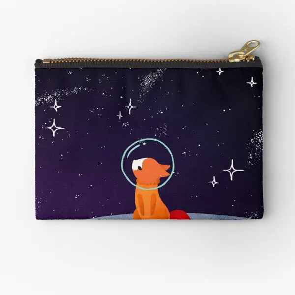 

Somewhere Out There Zipper Pouches Women Coin Wallet Pocket Bag Underwear Small Socks Key Money Cosmetic Pure Men Packaging