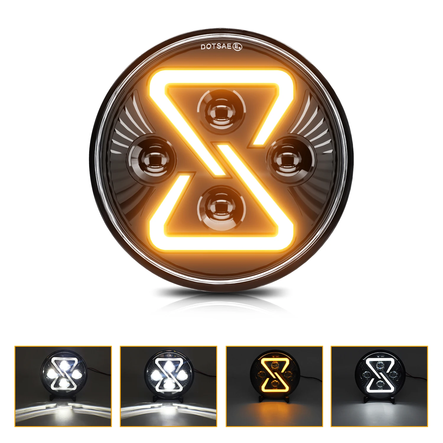 

Фара головного света, 7 дюймов, 200 Вт, 6000 лм