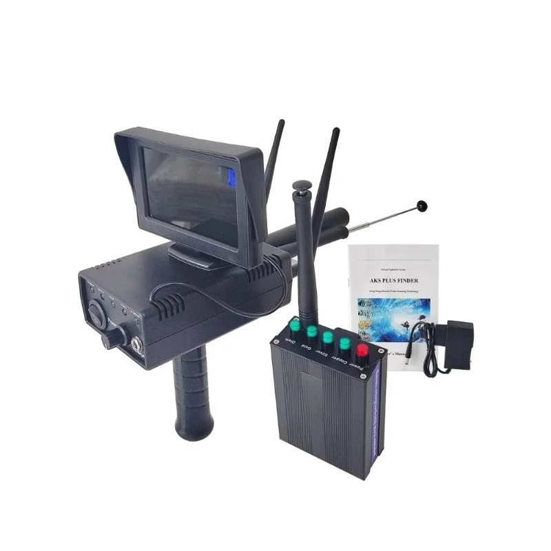 Фото Промышленный металлоискатель AKS Pulse Finder 3D с большим ЖК-экраном и большой дальностью действия для подземного обнаружения золота, серебра, меди №1