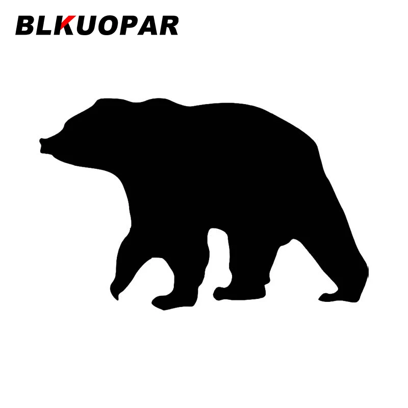 

BLKUOPAR Bear Персонализированные наклейки для автомобиля Водонепроницаемая устойчивая к царапинам наклейка солнцезащитный оригинальный бампе...