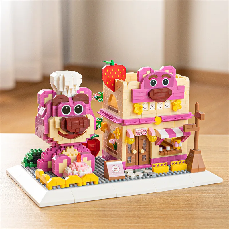Sanrio Kuromi Sonny Angel Lego игрушки Cinnamoroll Пикачу аниме кукла-головоломка сборка