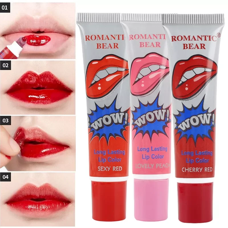 

Colors Amazing Peel Off Liquid Lipstick Waterproof Long Lasting Lip Gloss Tint Moisturizing Tear Off Lip Stain Makeup Cosmetic