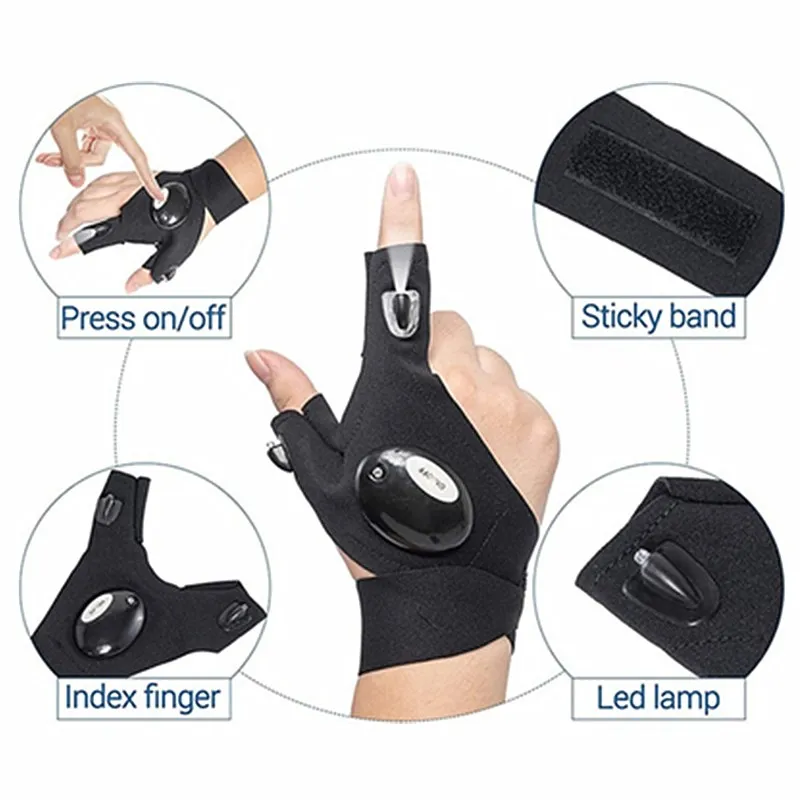 Светодиодный фонарик для ночного бега цветные простые в использовании