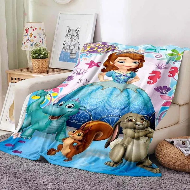 Детское мягкое и удобное шерстяное одеяло Принцесса София