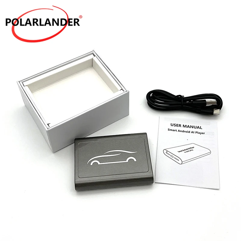 

Carplay AI BOX 4 + 64G Android Авто Android 10 Bluetooth WIFI Built-in GPS-навигация Qualcomm Octa Core Проводная к беспроводному Carplay