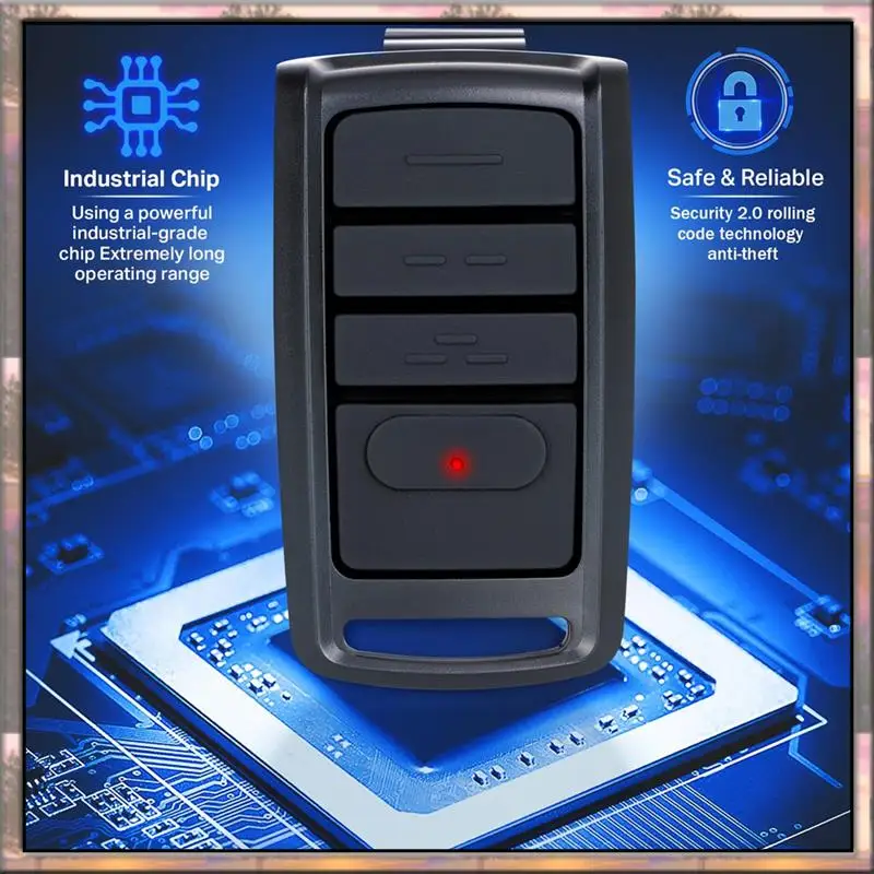 Фото BAAZ HOT O3T-BX O3T-A 315/390 МГц двойная частота, пульт дистанционного управления для открывания гаража, для кодового устройств №3