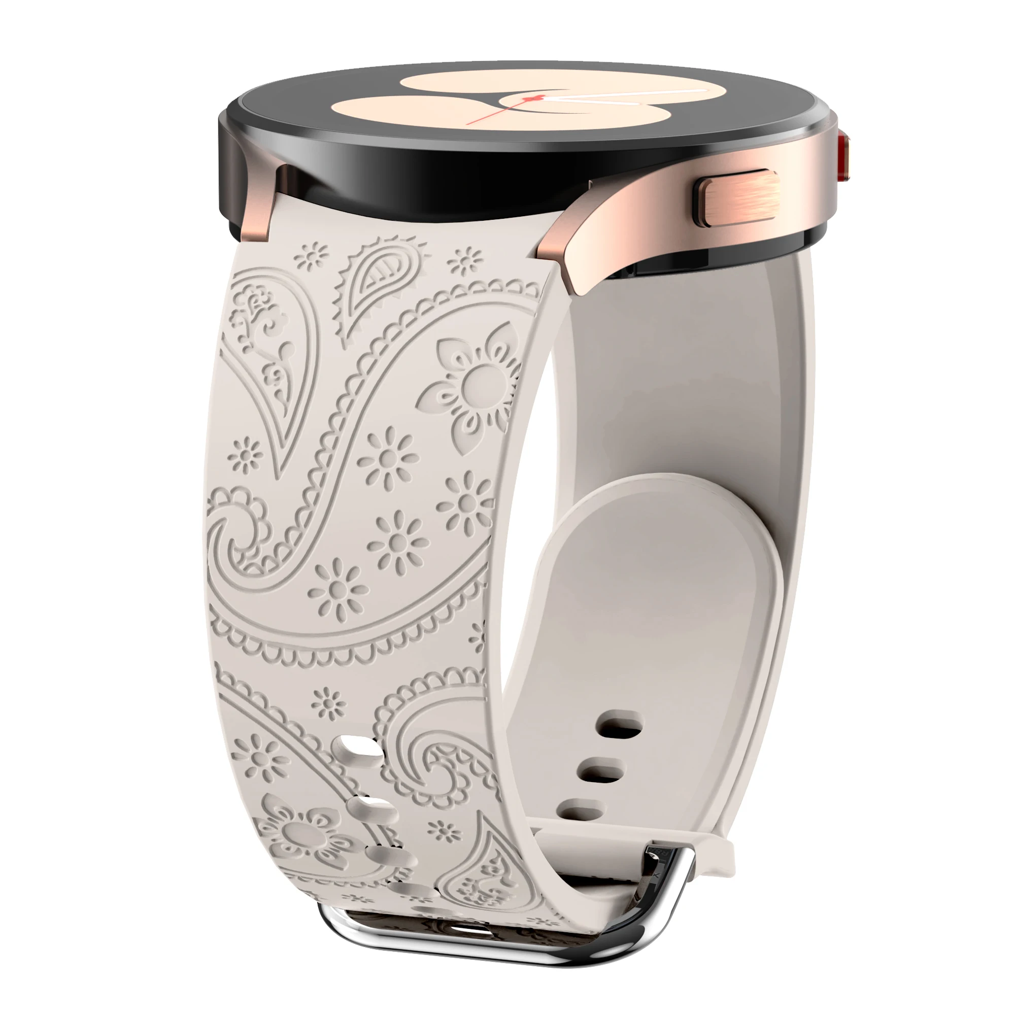 Ремешок силиконовый для Samsung Galaxy Watch 7/6/5/4 40 мм 44 мм/Watch 6 Classic 43 47 FE Active 2 Sofe