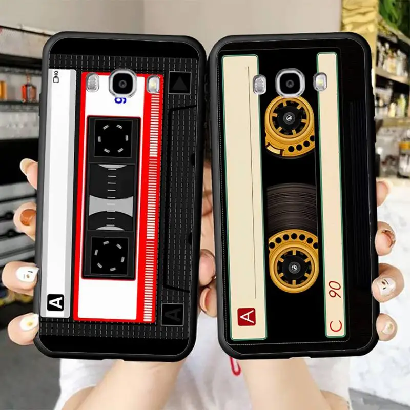 

Camera Cassette Music Phone Case for Samsung J 2 3 4 5 6 7 8 prime plus 2018 2017 2016 core
