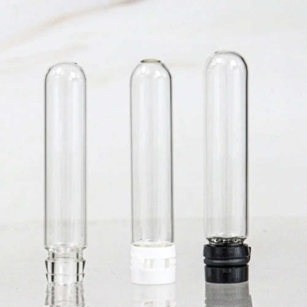 Cap Powder Solid Storage Lotion Small Bulb Mini Refillable Bottle Round Bottom Bottle Perfume Bottle Glass Test Tube