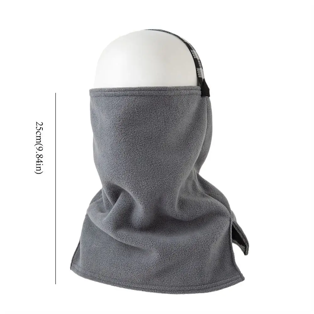 Модный мягкий флисовый шейный теплый плюшевый Толстый Лыжный шарф-трубка маска