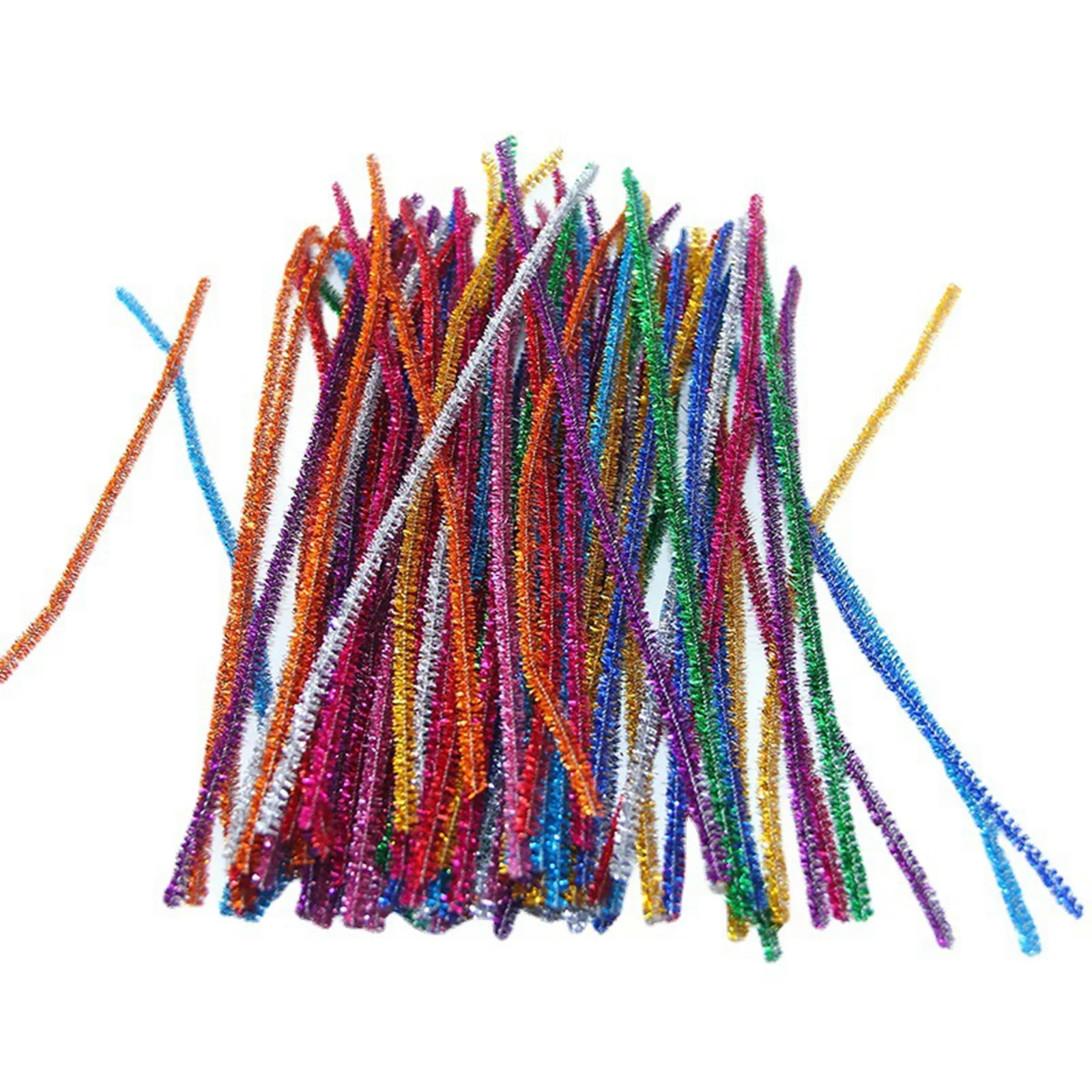 

100 шт. 30 см стебли синели, чистящие средства для детей, Обучающие игрушки ручной работы, разноцветные стебли синели, трубка для рукоделия, товары для рукоделия