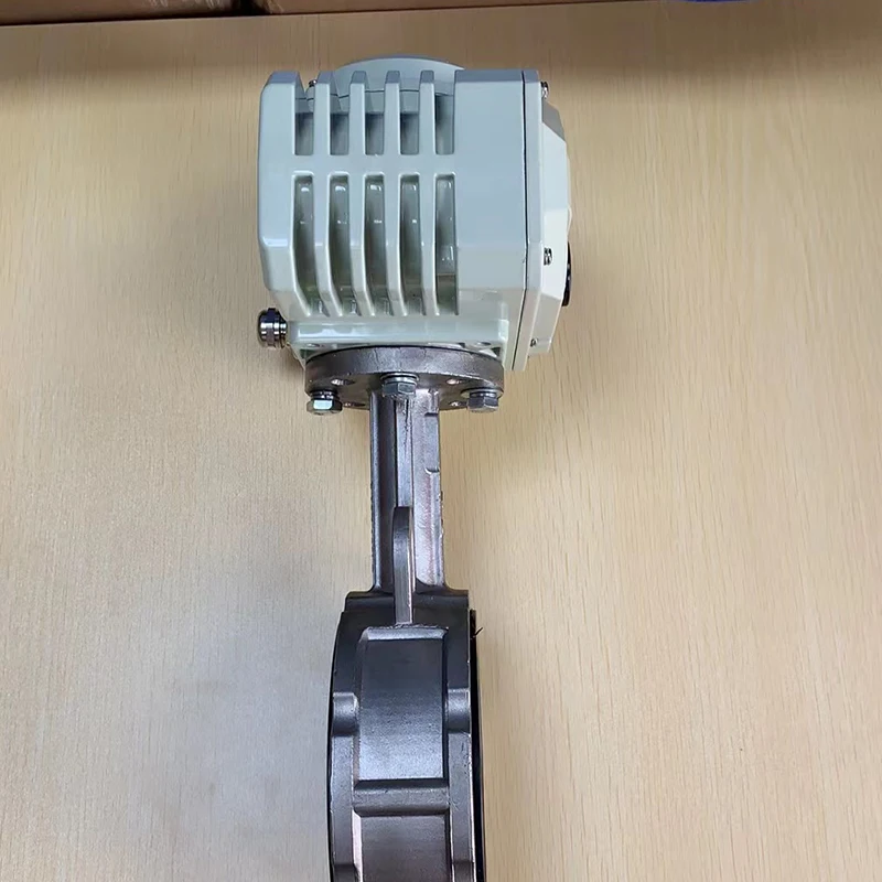 Тип ВКЛ./ВЫКЛ. DN100 4-дюймовый Электрический привод EPDM вафельный Нержавеющая сталь