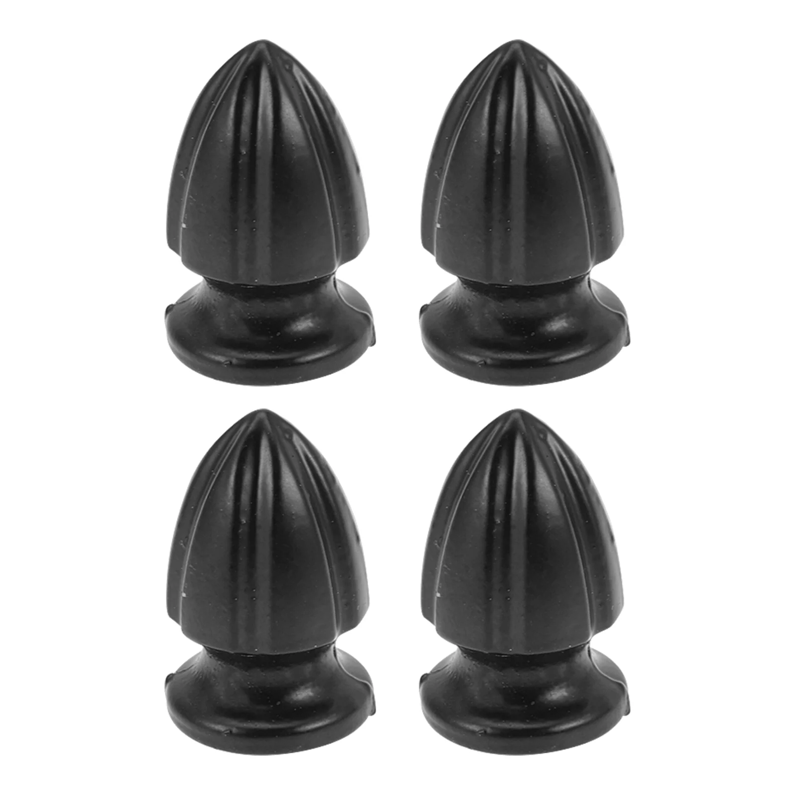 

4 Pcs Shade Knob Decoration Lamp Chandelier Metal Light Screw Caps Lampshade Holder Aluminum Finial Chandeliers