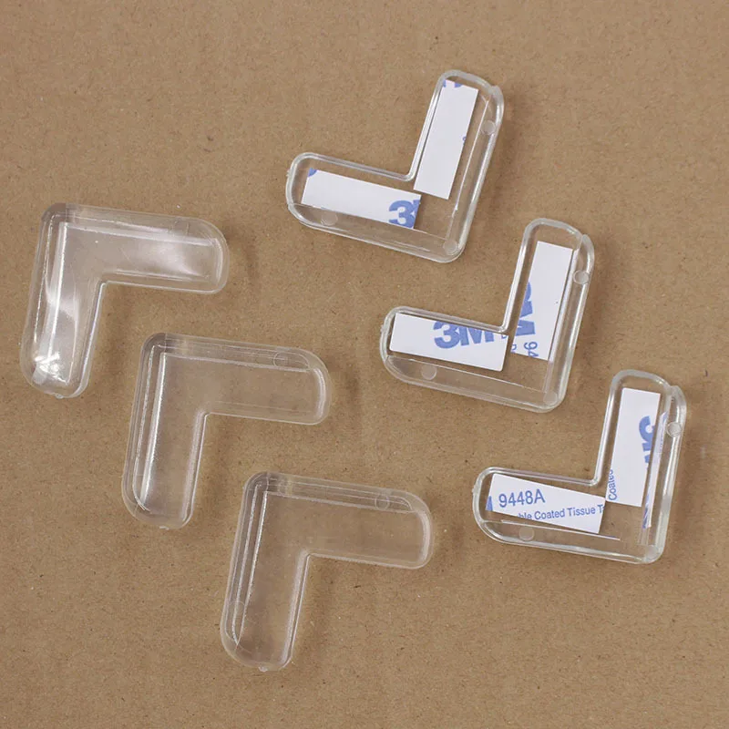 10 Pack Clear baby Guards Table Protectors Edge Bumpers High Resistant Adhesive Gel Socket Protection kids Anticollision Guards