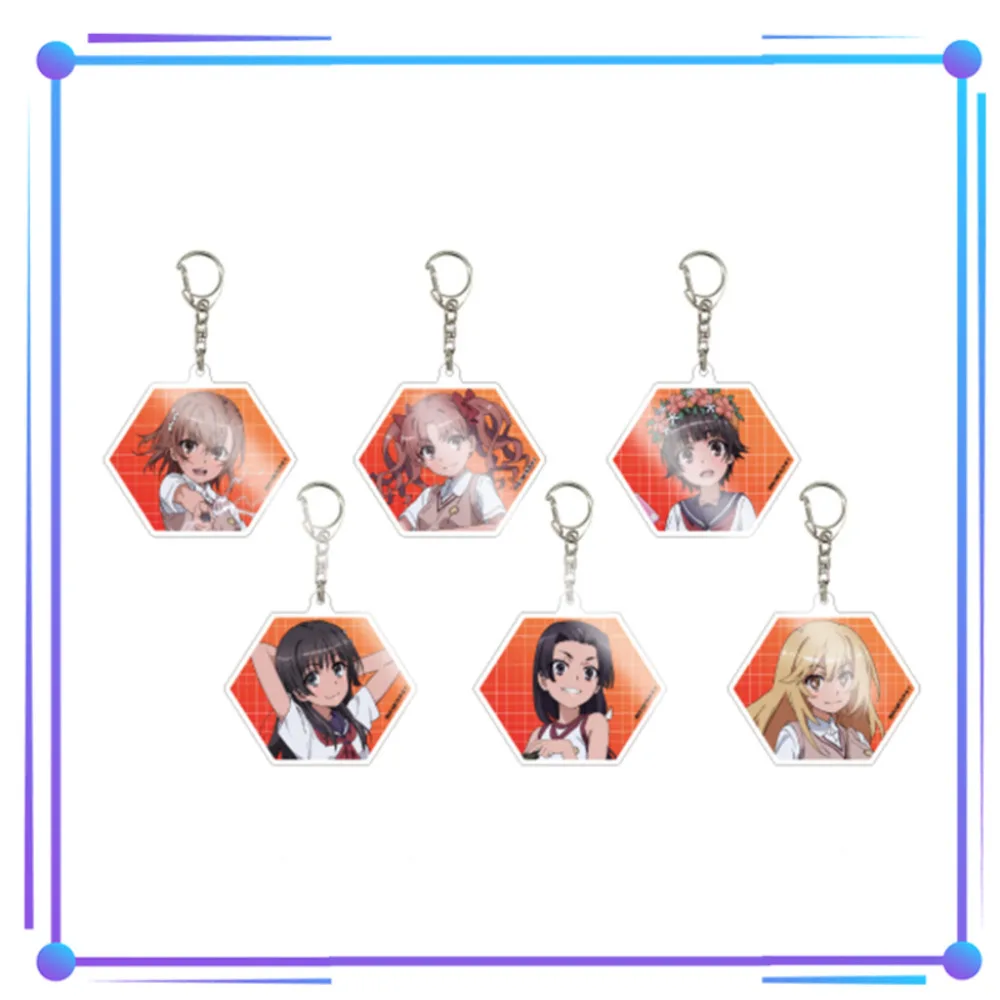 Игра Uiharu Kazari Mikoto Misaka Shirai Kuroko Saten Ruiko брелок кукла аниме акриловый кулон для подарка