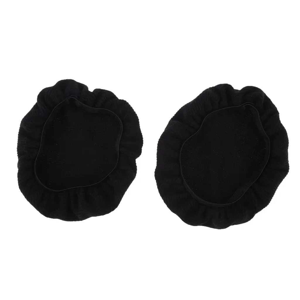 

Pairs Black Stretchable Washable Earcup Cover Fabric Headphone Cover for Most On Ear Headphones within 9~11cm Earpads