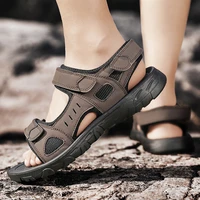 summer mens casual outdoor mountaineering sandals hiking shoes vacation large size beach reaching stream wading shoes 38 47