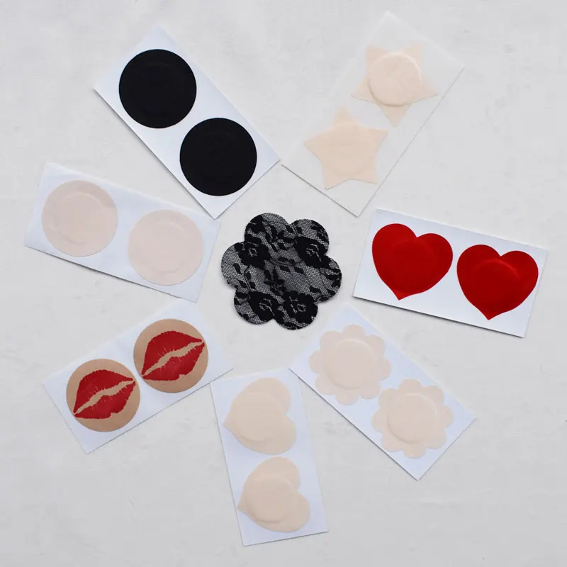 Nipple Pasties Nipple Covers Women Adhesive Breast Invisible Boob Stickers Accessories Holiday Gift Disposable Female Sticky Bra