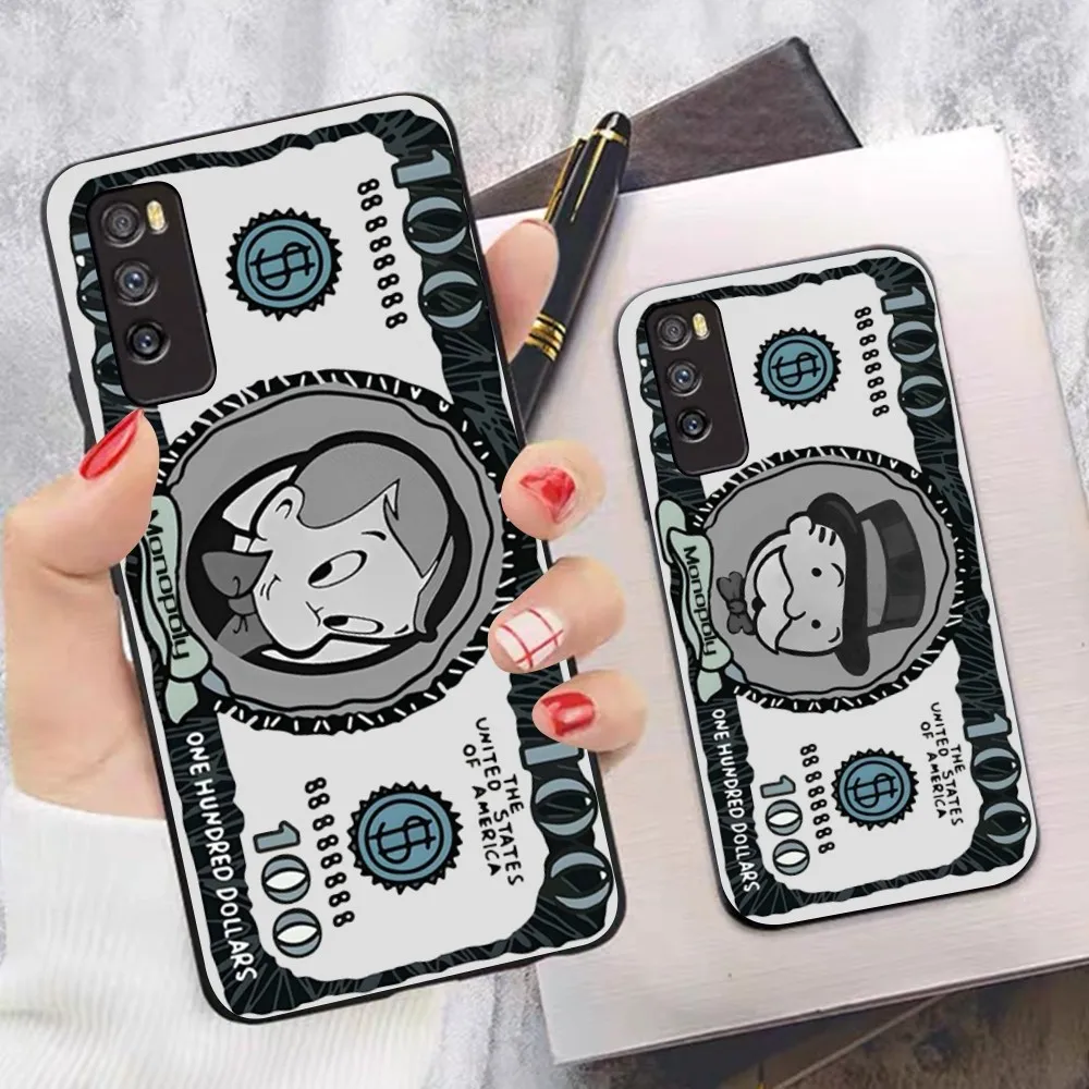 

Cartoon Luxury Dollar MonopolyS Phone Case For Huawei Mate 10 20 30 40 50 lite pro Nova 3 3i 5 6 SE 7 pro 7SE