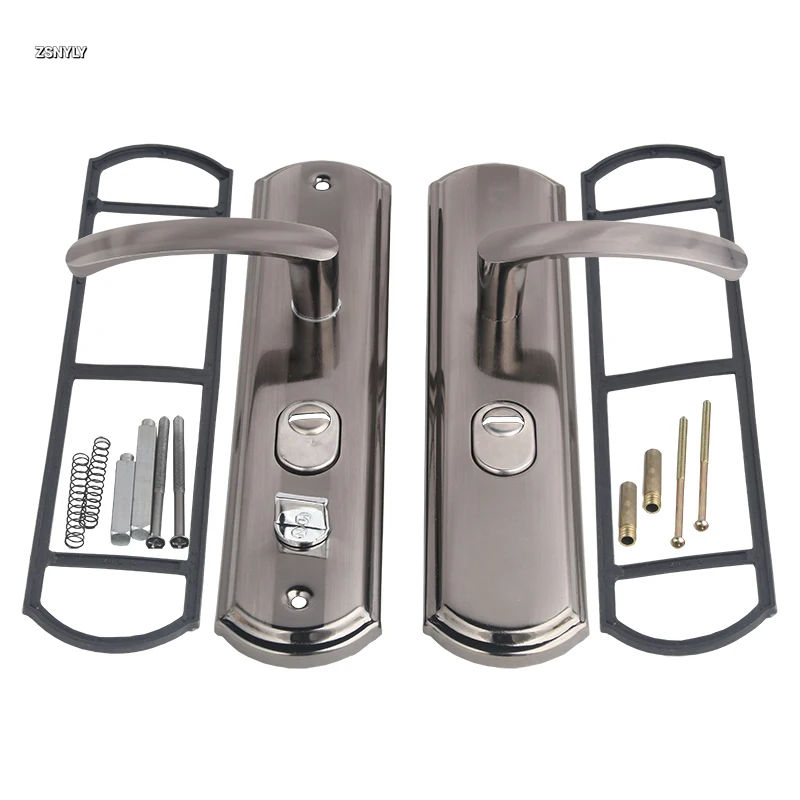 

Anti-theft Door Handle Handle Hand Universal Old-fashioned Lock Accessory Solid Thickened Panel Stainless Steel Anti-theft