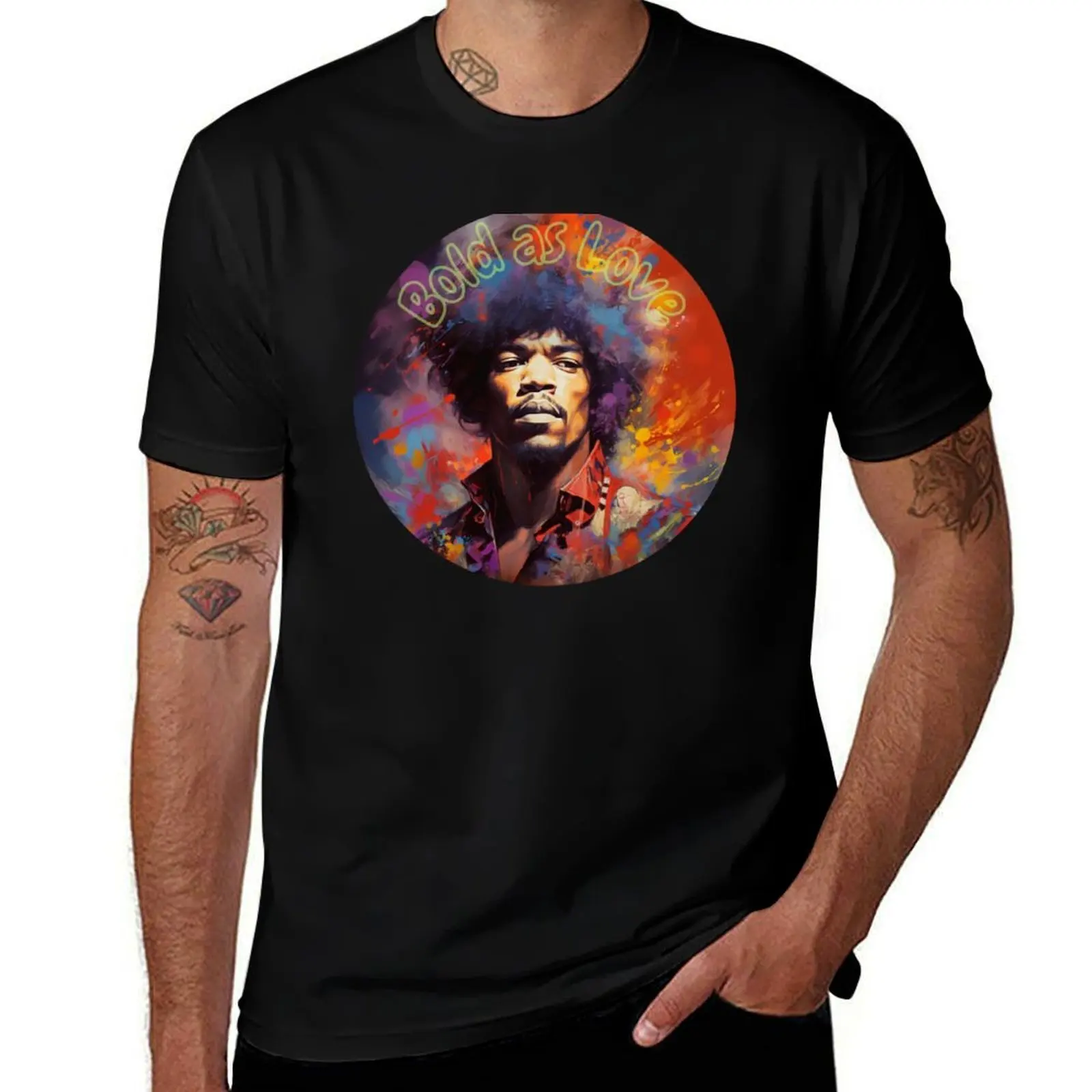 Фото Футболка Hendrix - Bold as Love, легкая футболка для занятий спортом на открытом воздухе №1