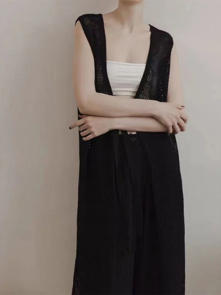 

[ZD Studio] Out Lace Up Knit Shirt Shawl Women Autumn 2023, New Stacked Over Top Jacket Trendy