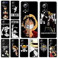 hot anime one piece luffy for honor 60 50 30 20 20s pro plus 5g magic3 play5 5t lite soft silicone black phone case fundas cover